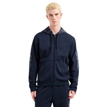 Bluza cu fermoar EA7 M HOODIE FZ MONOGRAM PRINTED