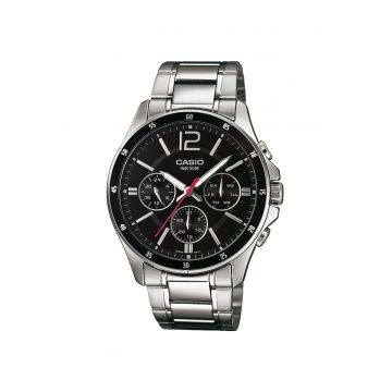Ceas barbatesc  MTP-1374PD-1AVEF Quartz Argintiu