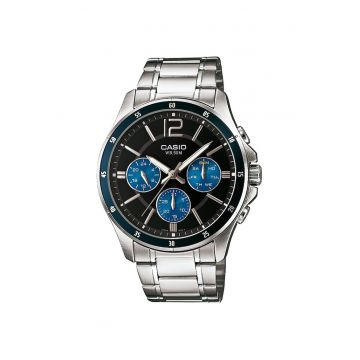Ceas barbatesc  MTP-1374PD-2AVEF Quartz Argintiu