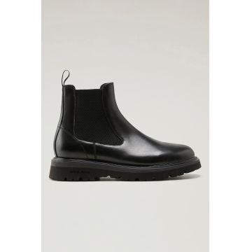 Ghete Chelsea de piele