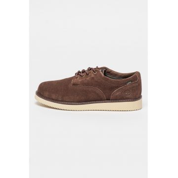 Pantofi Derby impermeabili din piele intoarsa Vibram