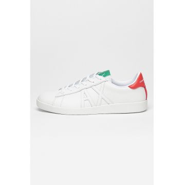 Pantofi sport de piele cu logo