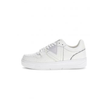 Pantofi sport de piele ecologica si piele