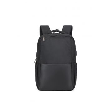 Rucsac cu inchidere cu fermoar - Negru