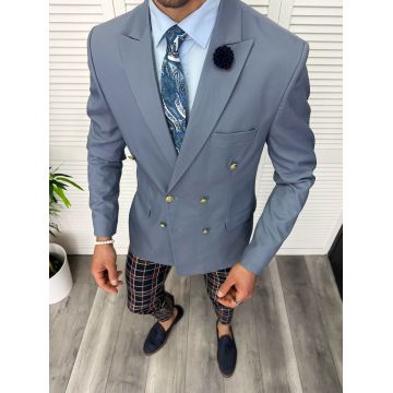 Tinuta barbati smart casual Pantaloni + Sacou + Batista 11856