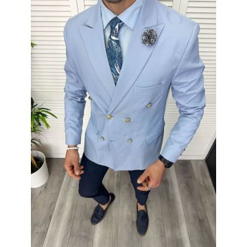 Tinuta barbati smart casual Pantaloni + Sacou + Batista 11857