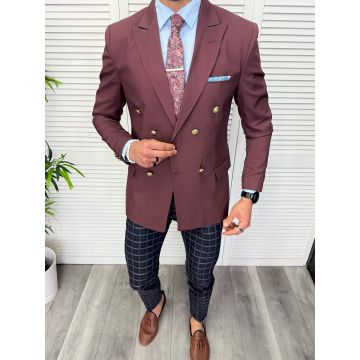 Tinuta barbati smart casual Pantaloni + Sacou + Batista 11864