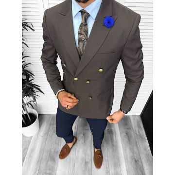 Tinuta barbati smart casual Pantaloni + Sacou + Batista 11877