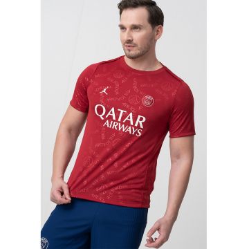 Tricou cu decolteu la baza gatului si imprimeu - pentru fotbal Performance