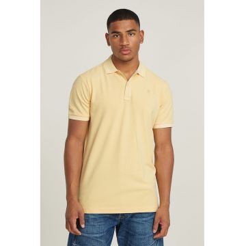 Tricou polo din amestec de bumbac organic