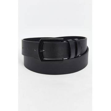 Curea de piele ecologica - Negru