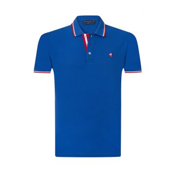 Tricou polo cu fenta cu nasturi 17729