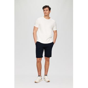 Bermude chino cu model uni