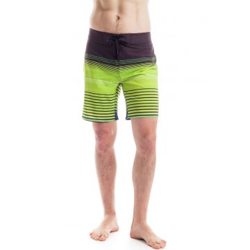 Bermude de baie cu model colorblock si snur