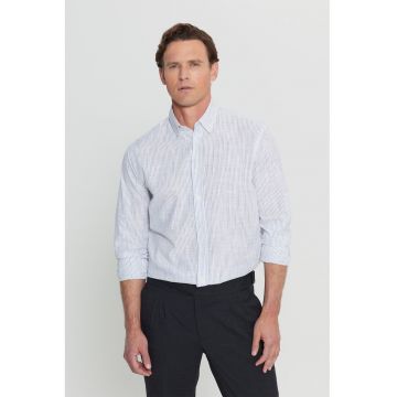 Camasa din bumbac cu model in dungi