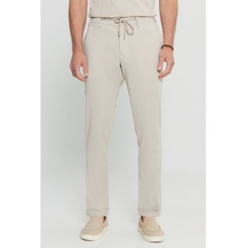 Pantaloni cu snur de ajustare in talie