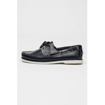 Pantofi boat de piele Navigator