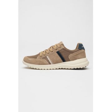 Pantofi sport de plasa cu garnituri de piele intoarsa Lee
