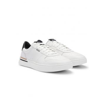 Pantofi sport din piele cu logo