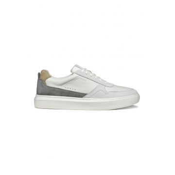 Pantofi sport din piele si piele intoarsa