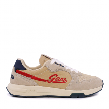 Sneakers bărbați Gant Youtron bej din piele întoarsă și textil  1749BP633917VBE