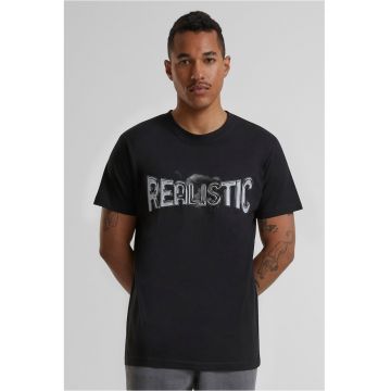 Tricou cu decolteu la baza gatului si imprimeu text