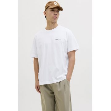 Tricou cu imprimeu floral pe partea din spate