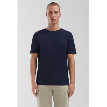 Tricou de bumbac cu maneci cazute