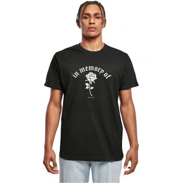 Tricou din bumbac cu imprimeu grafic si text