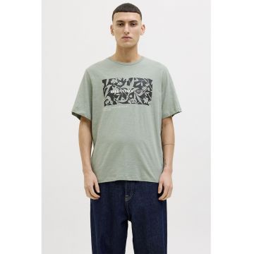Tricou lejer cu imprimeu pe partea din fata