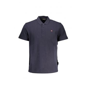 Tricou polo barbati din bumbac cu logo -
