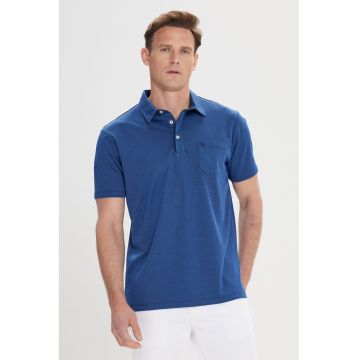 Tricou polo cu buzunar pe piept