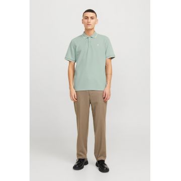 Tricou polo din amestec de bumbac organic