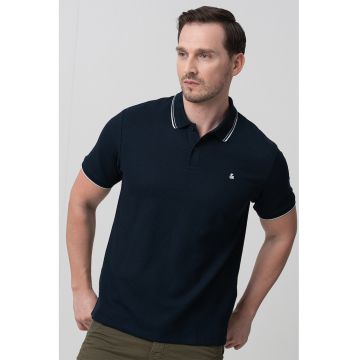 Tricou polo din amestec de bumbac organic