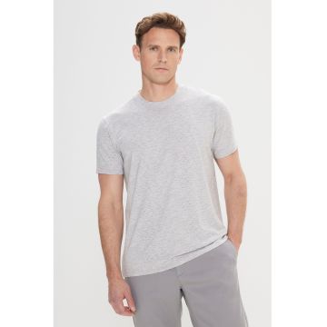 Tricou slim fit din amestec de modal