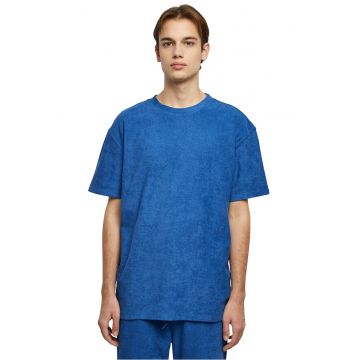 Tricou texturat cu decolteu rotund
