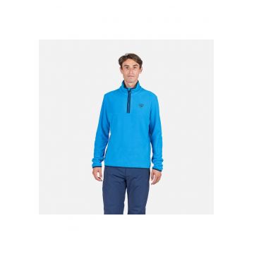 Bluza sport  Strawpile fleece - cu fermoar - pentru barbati - albastru marin