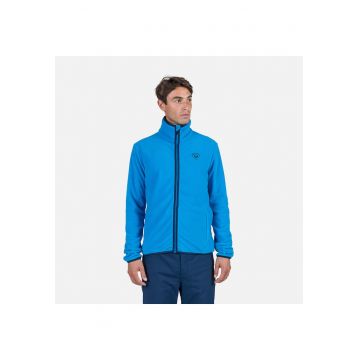 Bluza sport  Strawpile fleece - cu fermoar - pentru barbati - albastru