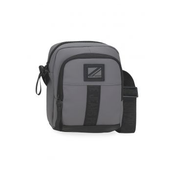 Geanta crossbody cu buzunare cu fermoar