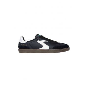 Pantofi sport din piele ecologica cu garnituri din piele intoarsa Hotshot