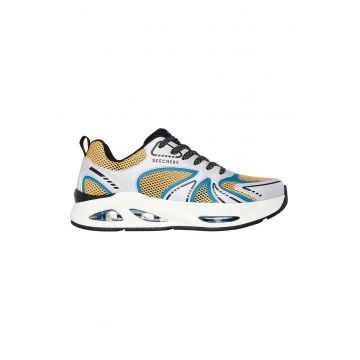 Pantofi sport din plasa cu garnituri din piele ecologica Uno Ego