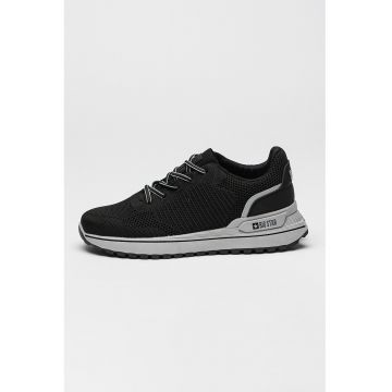 Pantofi sport din plasa cu model uni