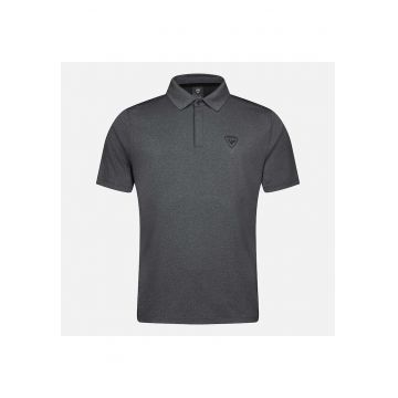 Tricou barbati  Slub polo - onyx gri