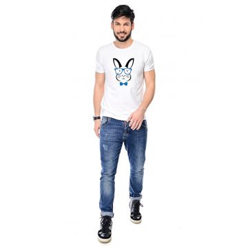 Tricou cu imprimeu iepure
