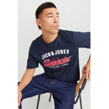 Tricou de bumbac organic cu imprimeu logo