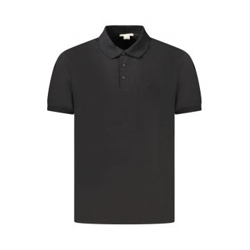 Tricou polo barbati cu croiala Regular Fit - inchidere cu nasturi - negru