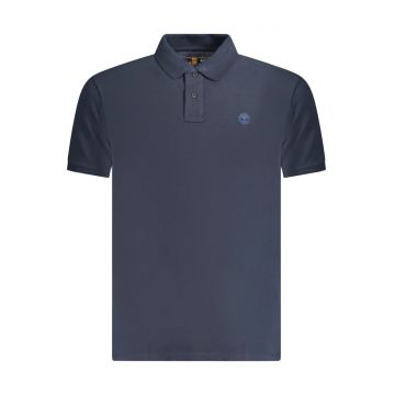 Tricou polo barbati - cu mini logo brodat - Regular fit - Bleumarin