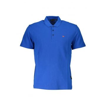 Tricou polo barbati din bumbac cu logo -