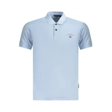 Tricou Polo barbati - Elbas NP0A4GB4 - Logo Brodat - Regular Fit - Bleu