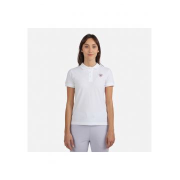 Tricou polo dama  Logo polo - culoare alb - marimea